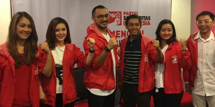 giring nidji ke politik