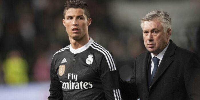 Carlo Ancelotti angkat bicara membela Cristiano Ronaldo