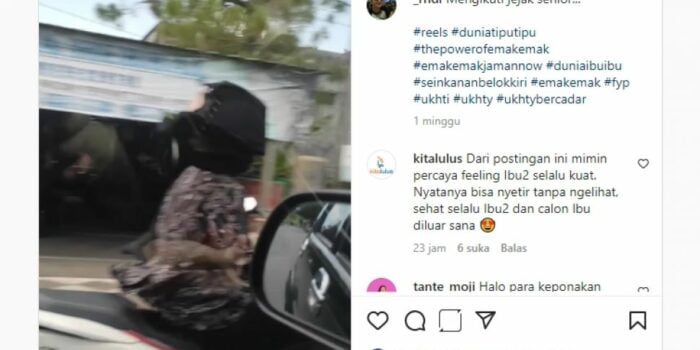 Viral Emak-emak Naik PCX Tetap Melaju Meski Pandangan Ketutup Jilbab, Warganet: Kekuatan Mata Batin – Berita Jatim