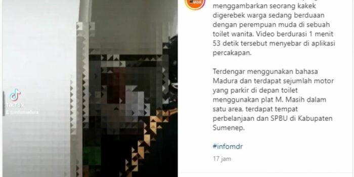 Seorang Kakek Digerebek Sedang Berduaan Bareng Wanita di Toilet SPBU Sumenep – Berita Jatim
