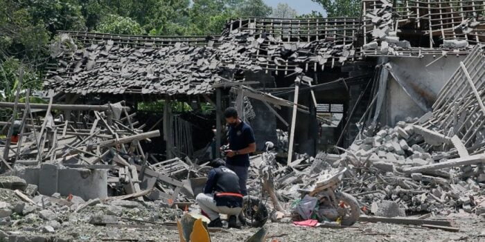 Ngerinya Ledakan di Blitar, Rumah Rata, 4 Tewas, Tubuh Korban Terpotong-potong