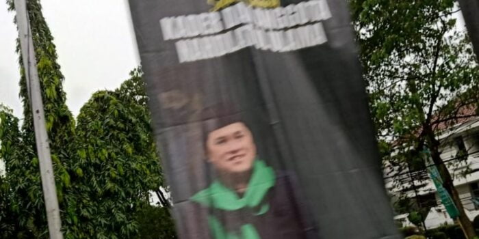 Baliho Selamat Datang Erick Thohir Ketua Panitia 1 Abad NU di Surabaya-Sidoarjo Dikritik – Berita Jatim