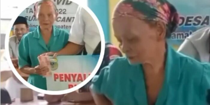 Kocak! Nenek Ini Auto Goyang Lenturin Pinggang Usai Dapat Uang BLT