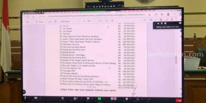 Fakta Sidang Terdakwa Suap Dana Hibah, Belanja Setahun Sahat Tua Capai Rp 4,3 Miliar – Berita Jatim