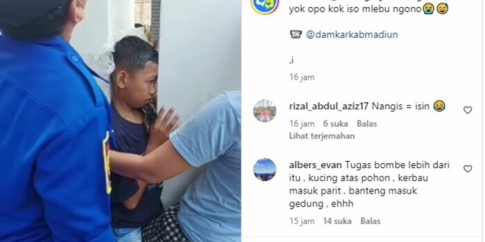 Viral Tubuh Bocah di Madiun Tersangkut di Sela Pagar Beton, Damkar Sampai Turun Tangan – Berita Jatim