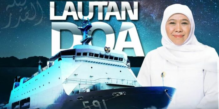 Lautan Doa Malam 21 Ramadhan, Khofifah bersama Forkopimda Jatim Gelar Qiyamul Lail dan Bermunajat di KRI Surabaya 591