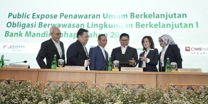 Komitmen Bangun Bisnis Berkelanjutan, Bank Mandiri Incar Rp5 Triliun dari Penerbitan Green Bond