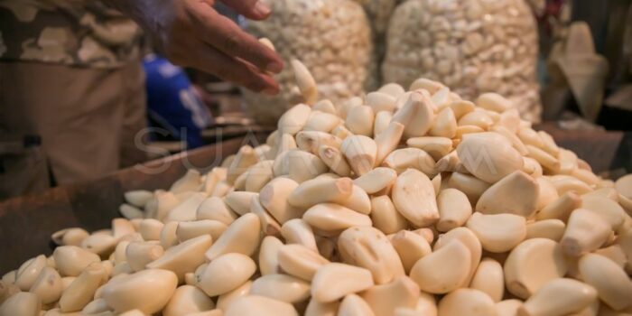 Stok Menipis, Harga Bawang Putih di Surabaya Melejit