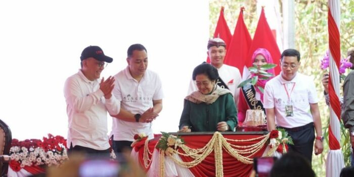 Breaking News! Megawati Soekarnoputri Resmikan Kebun Raya Mangrove Surabaya