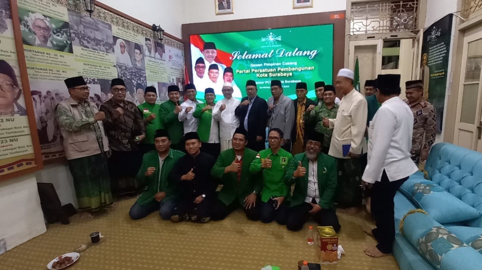 PPP Dekati PCNU Surabaya Jelang Pemilu: Kami Akan Menjadi Anak Baik