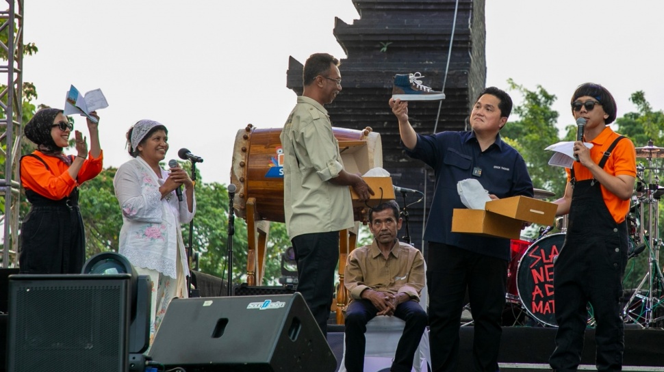 Hadiri PRS BRI di Pasuruan, Erick Thohir: Event Ini Penting sebagai TWadah Literasi bagi UMKM
