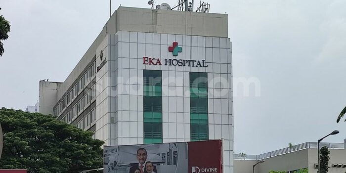 Ponsel Wartawan Dirampas Satpam Saat Liput Ledakan di RS Eka Hospital Serpong Tangsel