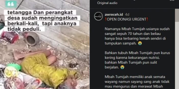 Nenek Usai 70 Tahun di Blitar Ditinggal Keluarga, Hidup Sendiri Dikelilingi Sampah