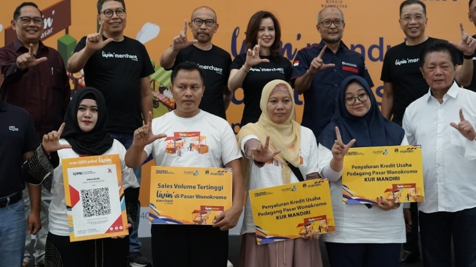 Lewat Livin Pasar, Bank Mandiri Dorong Pelaku UMKM di Surabaya Naik Kelas