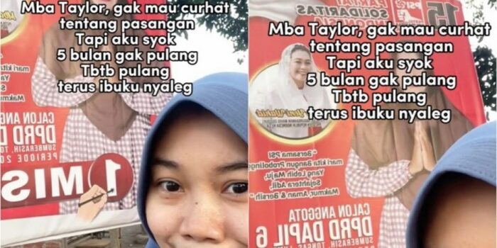 5 Bulan Nggak Pulang, Cewek Ini Syok Gegara Ibunya Nongol di Baliho Caleg