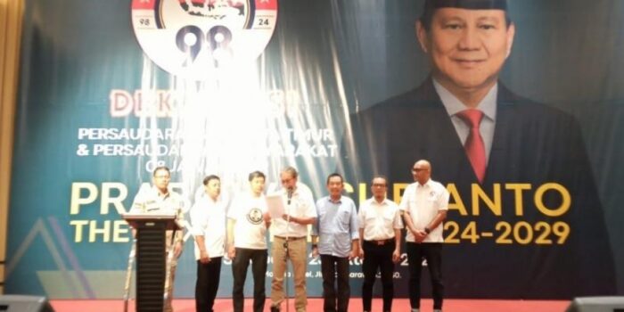 Persaudaraan 98 dan Masyarakat 08 Yakin Prabowo-Gibran Menang di Jatim