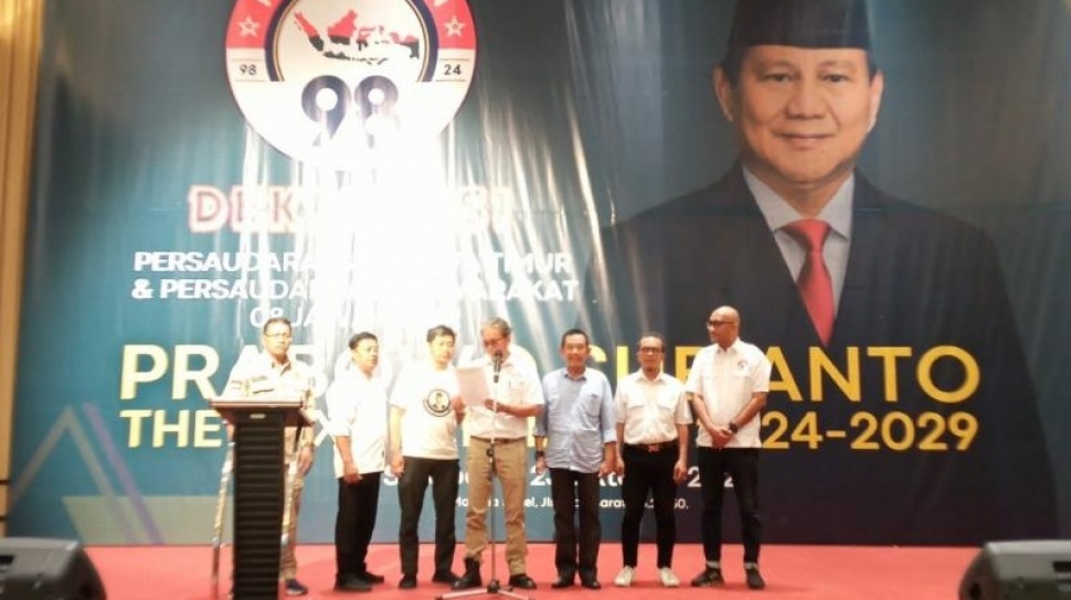 Persaudaraan 98 dan Masyarakat 08 Yakin Prabowo-Gibran Menang di Jatim