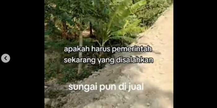 Sungai di Sidoarjo Mendadak Hilang Diduga Dijual Oknum Tidak Bertanggung Jawab, Netizen: Siap-siap Kebanjiran..