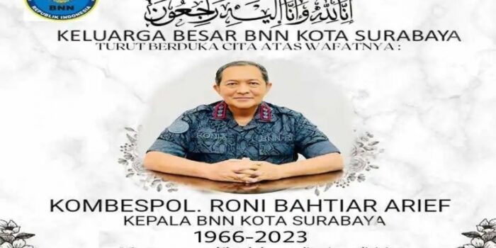 Kabar Duka, Kepala BNN Surabaya Tutup Usia – Berita Jatim