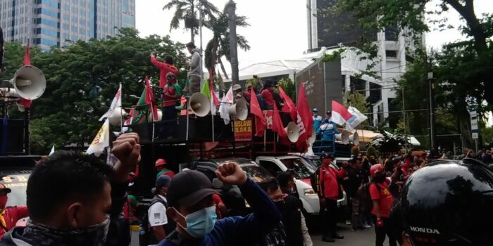 Waspada Macet, Buruh Berencana Gelar Demo di Surabaya Hari ini Tuntut Kenaikan UMK