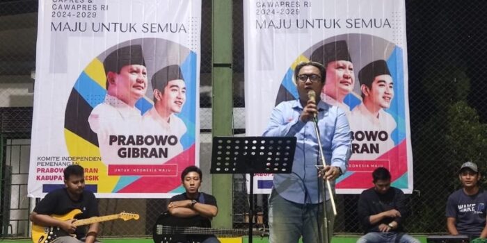 KIP Keluarkan Jingle di Gresik, Masih Yakin Gibran Menjadi Pendamping Prabowo