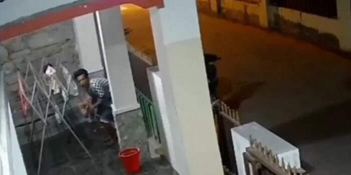 Viral Pria Curi Celana Dalam dan Bra yang Tengah Dijemur, Aksinya Terekam CCTV