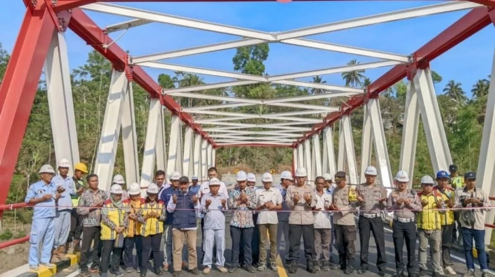 Rusak Dihantam Lahar Dingin Semeru, Jembatan Kali Glidik II Akhirnya Kembali Normal
