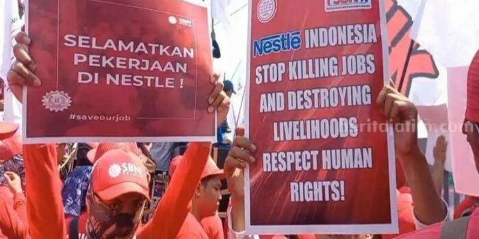 Ratusan Karyawan Demo di Pasuruan Imbas PHK Mendadak, Nestle Indonesia Akhirnya Angkat Bicara – Berita Jatim