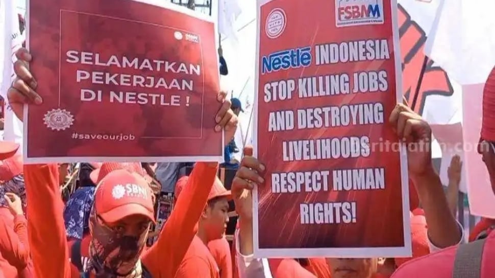 Ratusan Karyawan Demo di Pasuruan Imbas PHK Mendadak, Nestle Indonesia Akhirnya Angkat Bicara