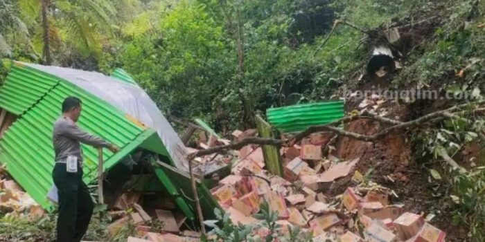 Kronologi Truk Muatan Obat Nyamuk Terjun ke Jurang di Magetan