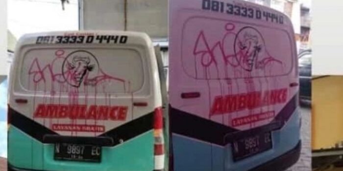 Viral Aksi Vandalisme Sasar Mobil Ambulans di Kota Malang, Pelaku Terekam Kamera CCTV