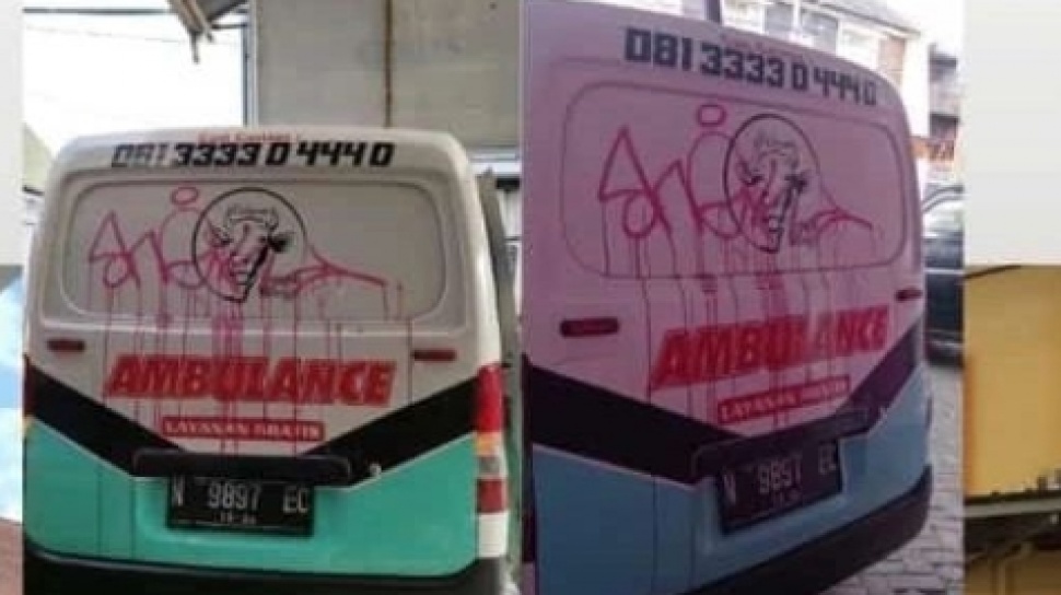 Viral Aksi Vandalisme Sasar Mobil Ambulans di Kota Malang, Pelaku Terekam Kamera CCTV