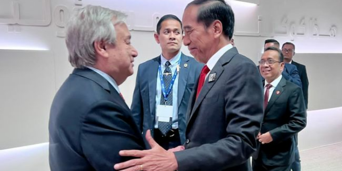 Berita Jokowi Bahas Iklim hingga Situasi Gaza dengan Sekjen PBB di Dubai
