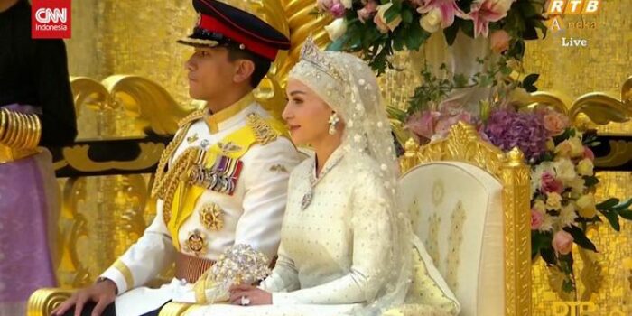 Berita Royal Wedding Pangeran Brunei Abdul Mateen dan Anisha Rosnah