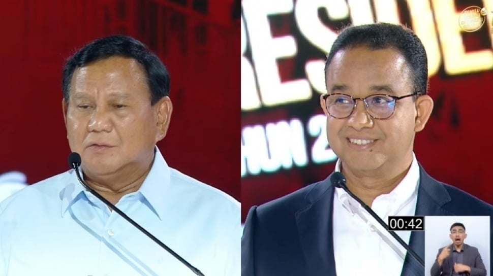 Debat Capres 2024, Prabowo Ogah Bersalaman, Anies Ngaku Sudah Mencari