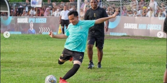 Main Bola Lawan Tim Raffi Ahmad, Gibran Lagi-lagi Gunakan Nama Samsul, Warganet: Curiga Pengaturan Skor – Berita Jatim