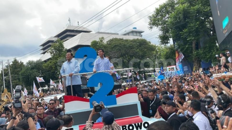 Prabowo-Gibran Makin Perkasa di Jatim, Elektabilitasnya Kian Menjauh