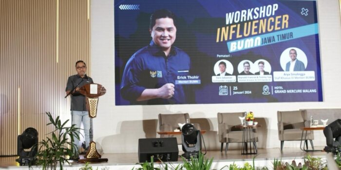 Untuk Tingkatkan Kapasitas Karyawan dalam Berkomunikasi, Erick Thohir Gandeng Influencer BUMN Jatim