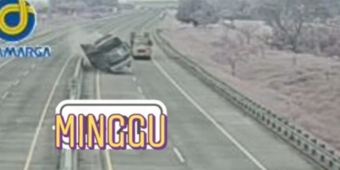 Viral! Kecelakaan Maut Bus Kader Partai Hanura Terekam CCTV, Terguling Usai Menyalip Truk