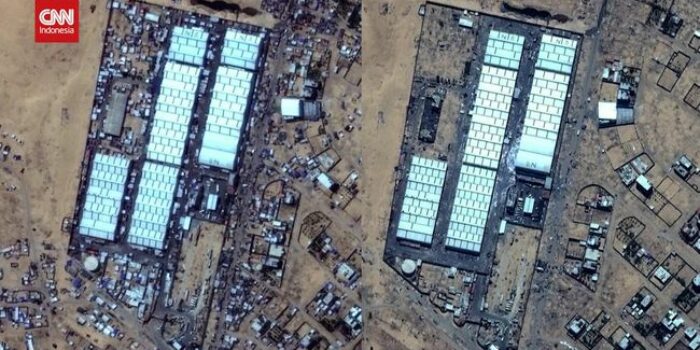 Berita Penampakan Rafah Sebelum dan Sesudah Serangan Israel