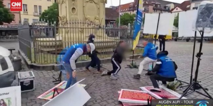 Berita Detik-detik Penusukan Aktivis Anti-Islam di Mannheim Jerman