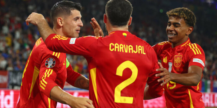 Rating pemain saat La Roja lolos ke babak sistem gugur Euro 2024