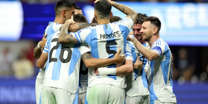 Peringkat pemain saat juara bertahan Copa America melewati Kanada