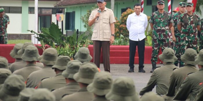 Berita Menhan Tinjau Langsung Diklatsarmil SPPI