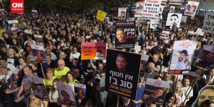 Berita Ratusan Warga Israel Demo, Desak Akhiri Perang di Gaza