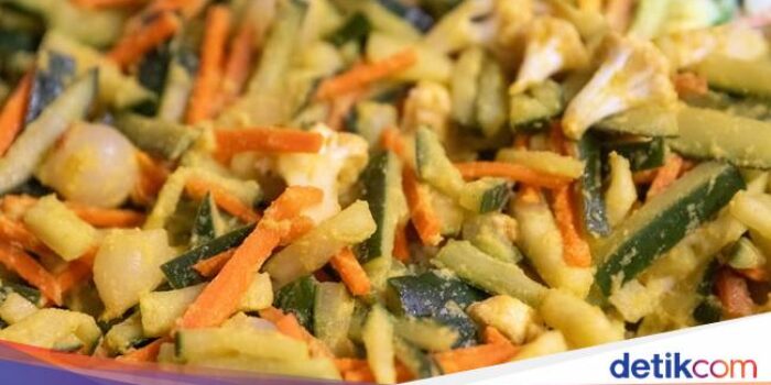 Pahami- Resep Acar Kuning Timun Tanpa Santan yang Asam Segar