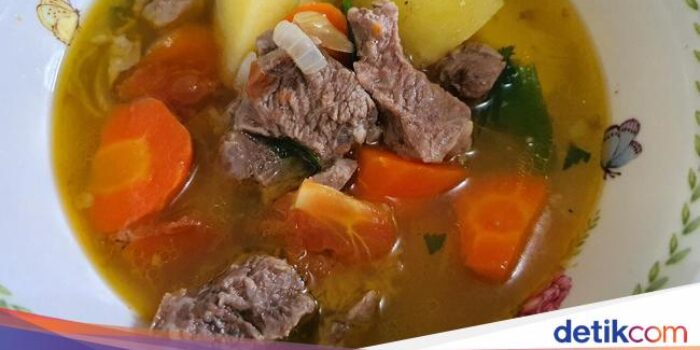 Pahami- Resep Sop Daging Sapi Khas Jawa yang Harum Pakai Biji Pala