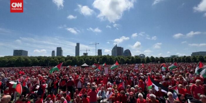 Berita Ratusan Ribu Orang di Eropa Turun ke Jalan Aksi Bela Palestina