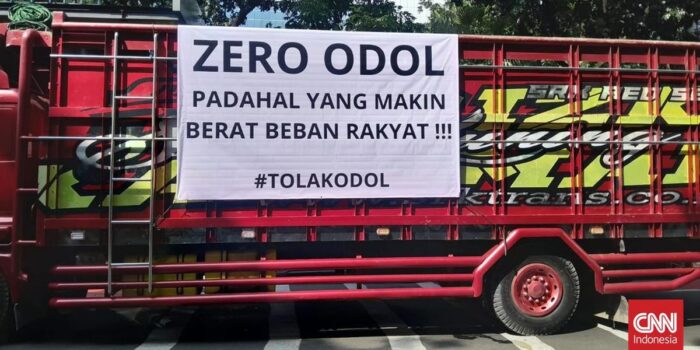 Berita 15 Ribu Kendaraan Diklaim Ikut Mogok Nasional Demo Zero ODOL Hari Ini