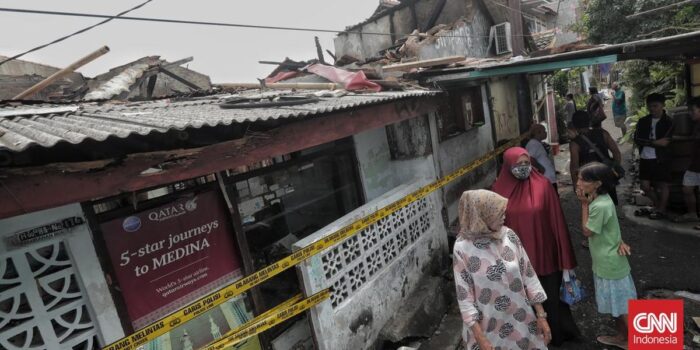 Berita Kondisi Rumah Terbakar di Tebet yang Tewaskan 4 Orang